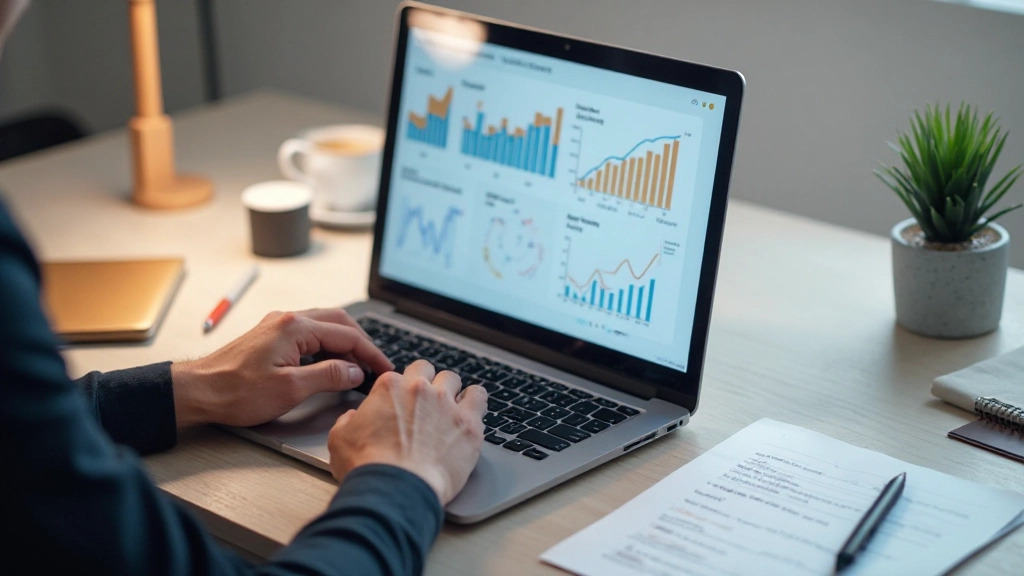 Дашборд аналитики с графиками результатов тестирования, сравнение показателей вариантов A и B